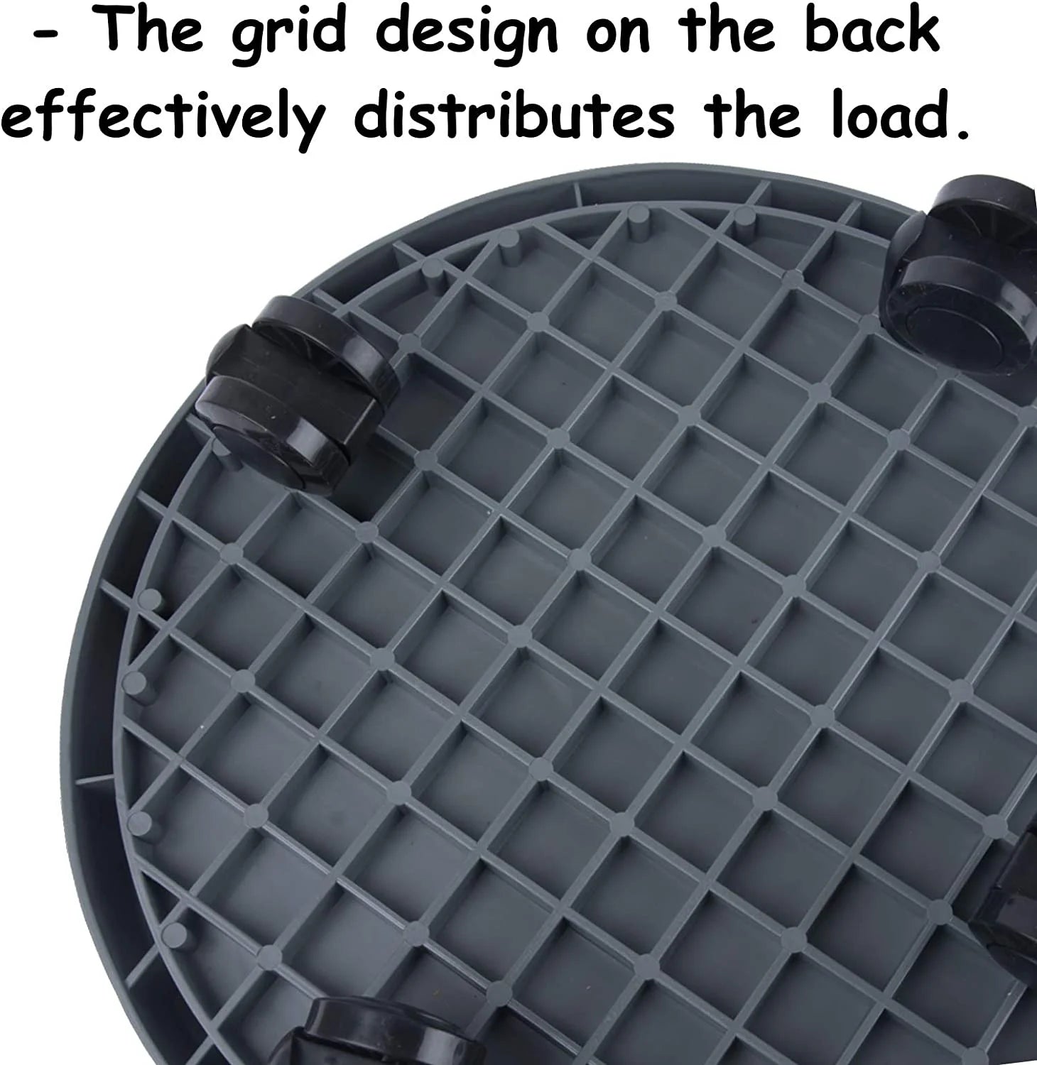 Heavy-Duty Rolling Plant Caddy (Set of 2) – Indoor & Outdoor Use 🌿